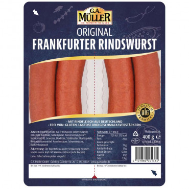 Original Frankfurter Rindswurst