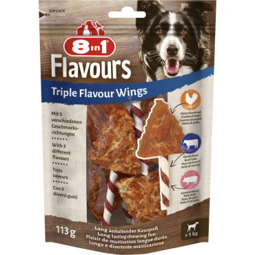 Hunde-Snack Triple Flavour, Flügel