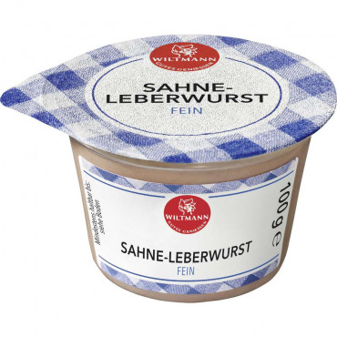 Sahne-Leberwurst, fein