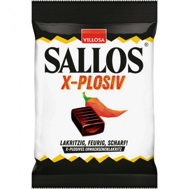 Lakritz Bonbons mit Chili-Füllung X-Plosiv