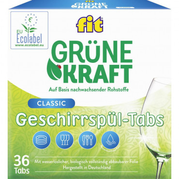 Spülmaschinen Tabs Classic, Grüne Kraft