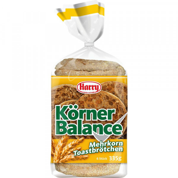 Toast-Brötchen Körnerbalance, Mehrkorn