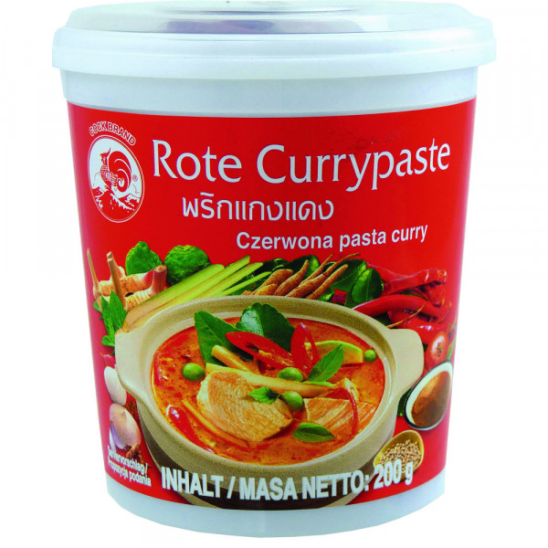 Currypaste, rot