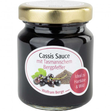 Cassis-Sauce, mit Tasmanischem Bergpfeffer