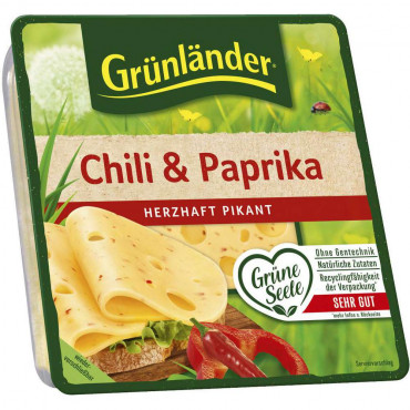 Käsescheiben Chili/Paprika
