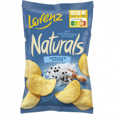 Chips Naturals, Meersalz & Pfeffer