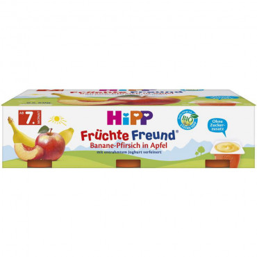 Babynahrung Früchte Freund, Banane/Pfirsich/Apfel