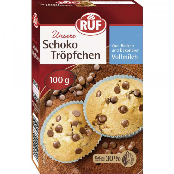 Cookies Backmischung Schoko Tröpfchen, Vollmilch