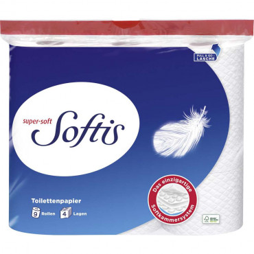 Softis Toilettenpapier, 4-lagig