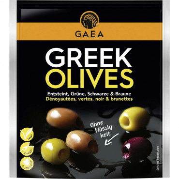 Griechische Oliven, gemischt, ohne Stein