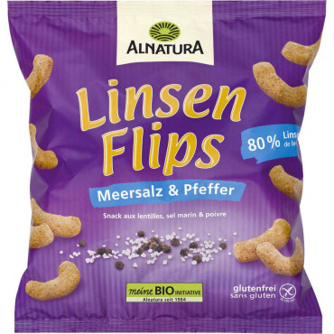 Bio Linsen-Flips, Meersalz-Pfeffer