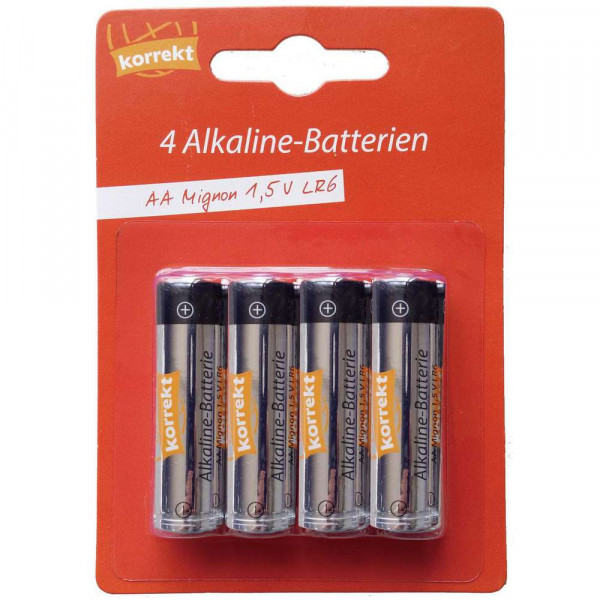 Mignon Batterien LR6 AA, Alkaline
