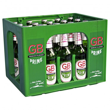 GB Prime Premium Pilsener Bier 4,9% (20 x 0.5 Liter)