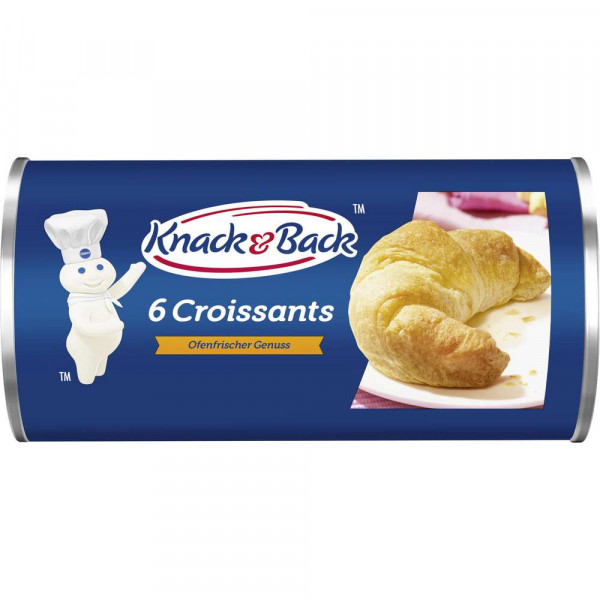 Croissants zum Aufbacken