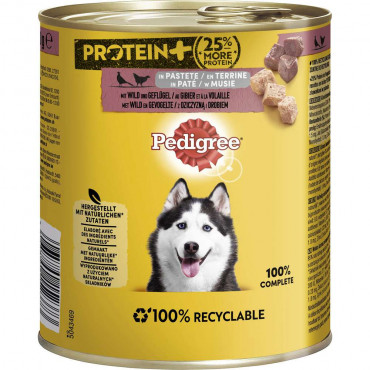 Hunde-Nassfutter Protein+, Wild und Geflügel