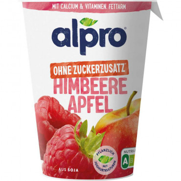 Soja-Joghurtalternative, Himbeer-Apfel
