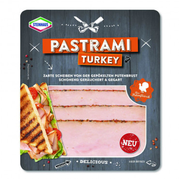 Pastrami Turkey, Putenbrust in Scheiben