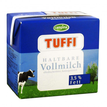 Haltbare Vollmilch Tuffi, 3,5% Fett