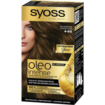 Haarfarbe Oleo, 4-60 Goldbraun