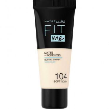 Make-Up Fit Me Matte + Poreless, Soft Ivory 104