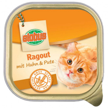 Katzen-Nassfutter Ragout, Huhn Pute & Getreide