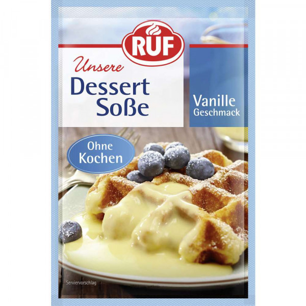 Dessert-Soße ohne Kochen, Vanille