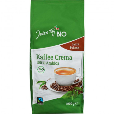 Bio Kaffee Crema, ganze Bohnen