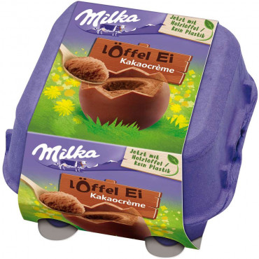 Schokoladen Löffel Ei, Kakaocrème