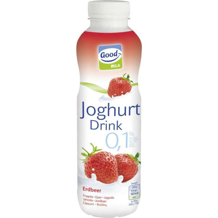 Joghurtdrink, Erdbeer von Good Milk ⮞ Mehr erfahren | Globus