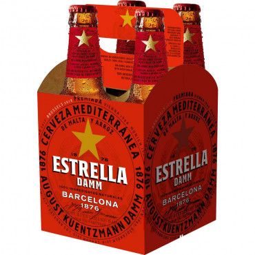 Spanisches Bier 5,4% (6x Träger in der Kiste zu je 4x 0,330 Liter)