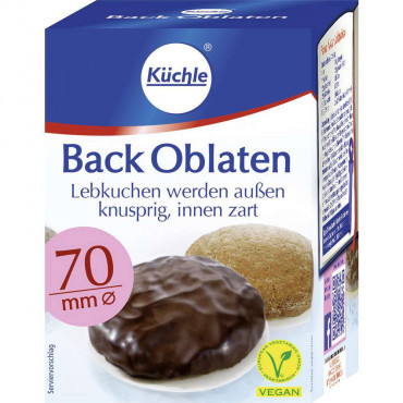 Back-Oblaten, 70mm