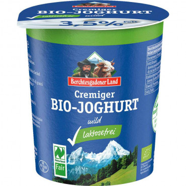 Bio Joghurt, 3,5 % Fett, laktosefrei