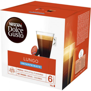 Kaffee-Kapseln Dolce Gusto, Lungo, entkoffeiniert