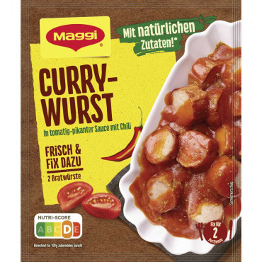 Fix-Gewürzmischung, Currywurst