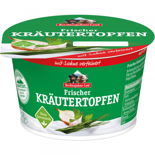 Bayrischer Speisequark Kräutertopfen 40% Fett