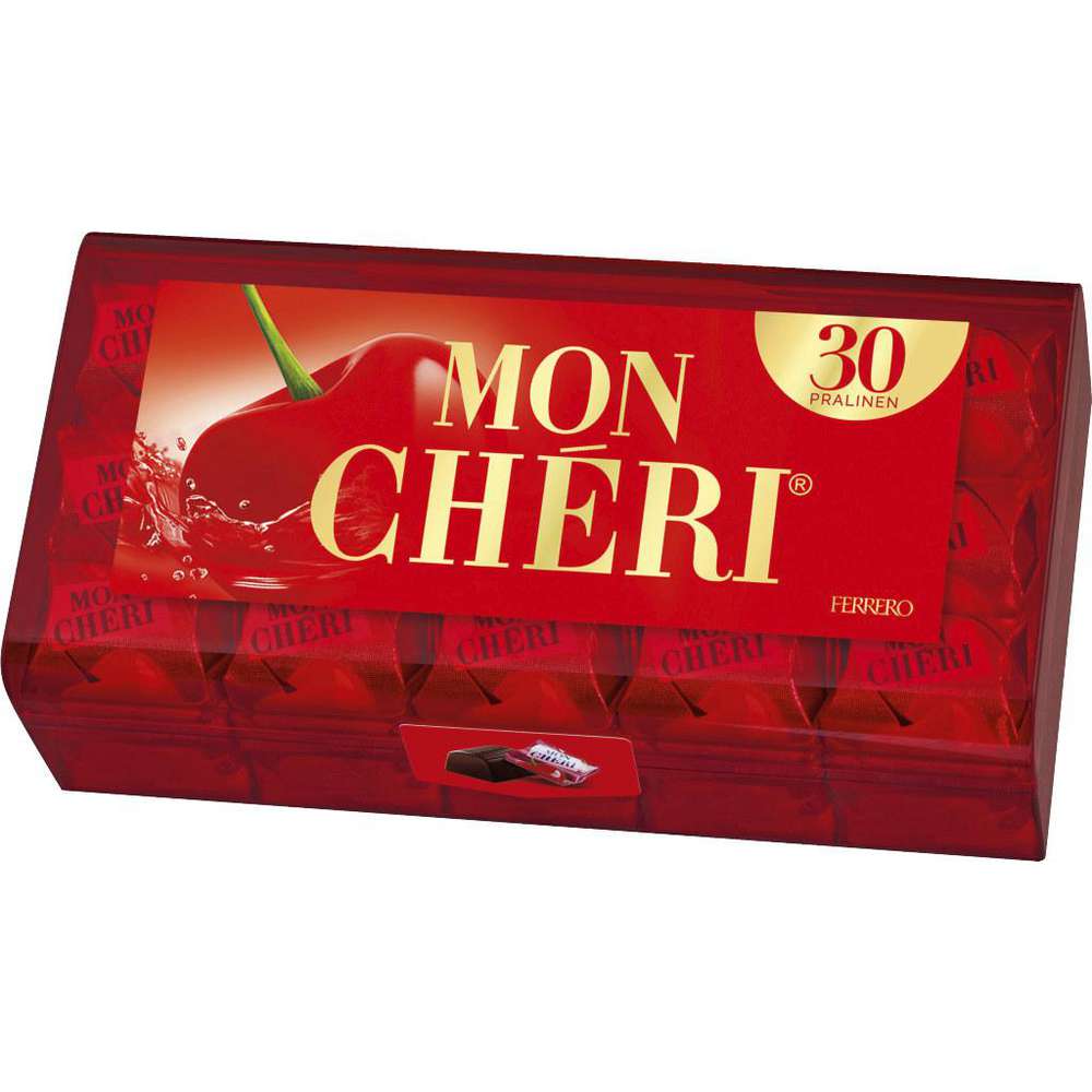 Likör-Kirsch-Pralinen aus Halbbitterschokolade von Mon Cheri