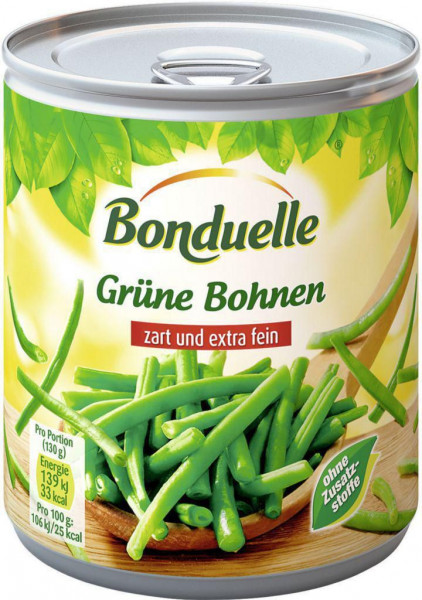 Grüne Bohnen, zart & extra fein (12 x 0.44 Kilogramm)
