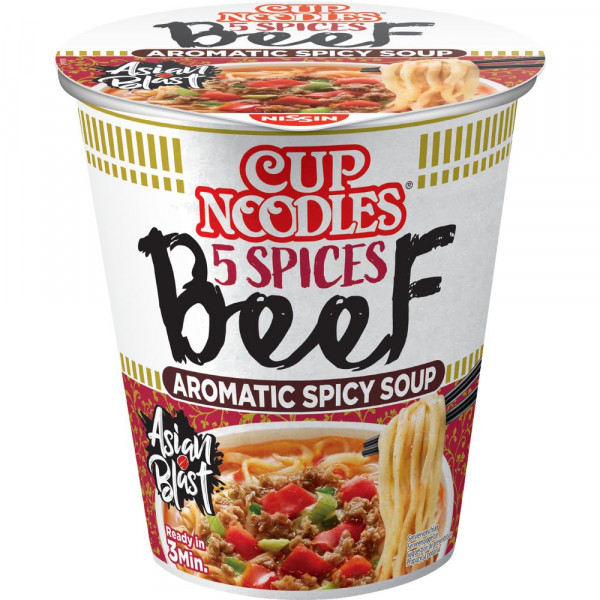 Nudelsuppe Cup Noodles, Rind
