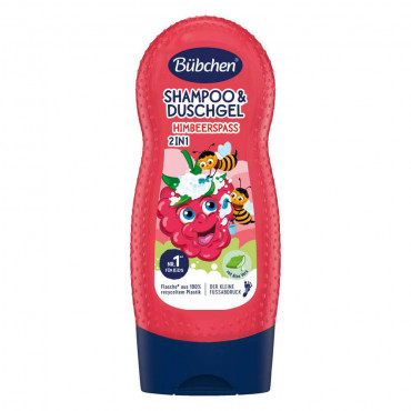 Kinder 2in1 Shampoo + Duschgel, Himbeerspaß