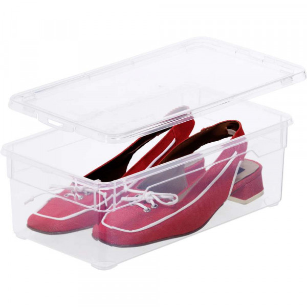 Aufbewahrungsbox Clear Lady Shoe 5l, transparent