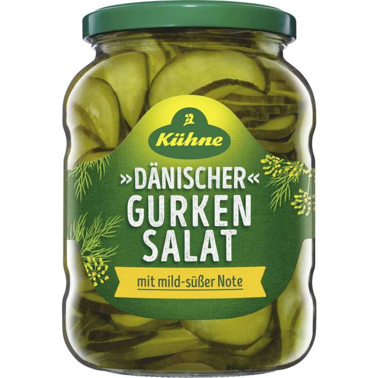 Gurkensalat, dänische Art von Kühne ⮞ Mehr erfahren | Globus