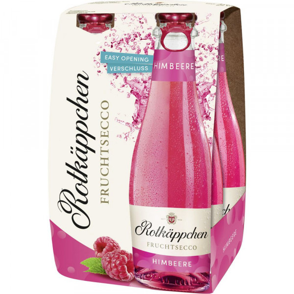 Fruchtsecco, Himbeere (4 x 0.2 Liter)