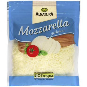 Bio-Mozzarella, gerieben 150g
