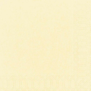 Bio Tissue-Servietten Cream, 33 x 33 cm, 3-lagig