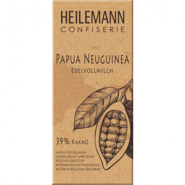 Tafelschokolade, Papua Neuguinea,Vollmilch 39%
