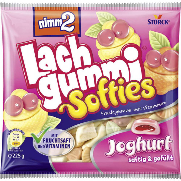 Lachgummi Softies, mit Joghurt