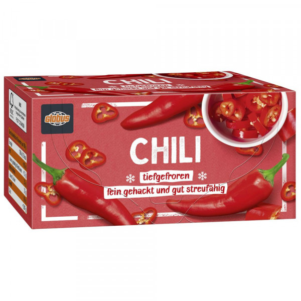 Rote Chili Kräuter, tiefgekühlt