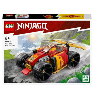 LEGO NINJAGO 71780 Kais Ninja-Rennwagen EVO Spielzeug mit Minifigur