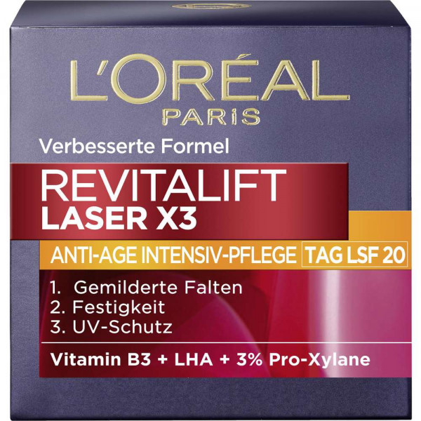 Tagescreme Anti-Age Revitalift Laser X3 LSF 20