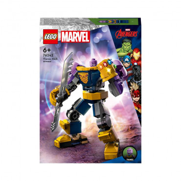 LEGO Marvel 76242 Thanos Mech Set, Action-Figur mit Infinity Gauntlet